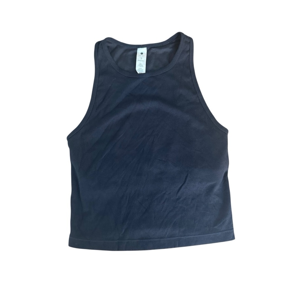Yogalicious Heavenly Rib Stacy Crop Tank Size Small